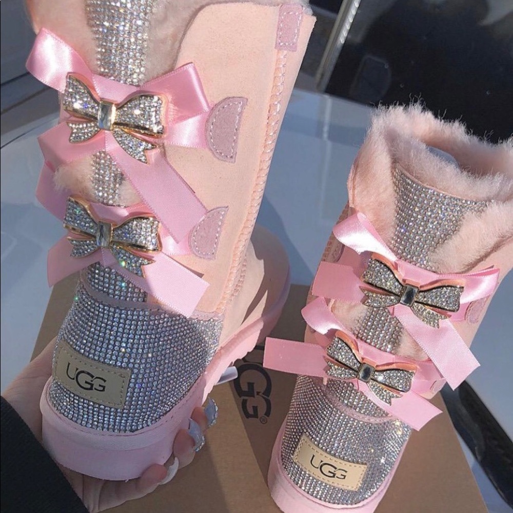 Women custom bling boots